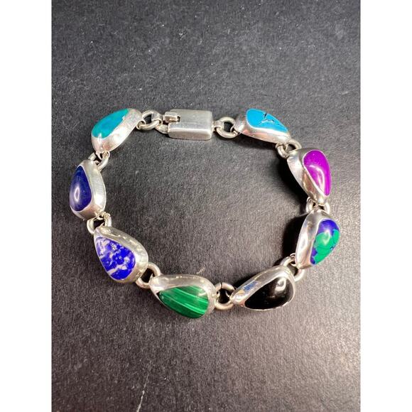 Taxco Jewelry - Vintage Taxco Mexico Sterling silver bracelet